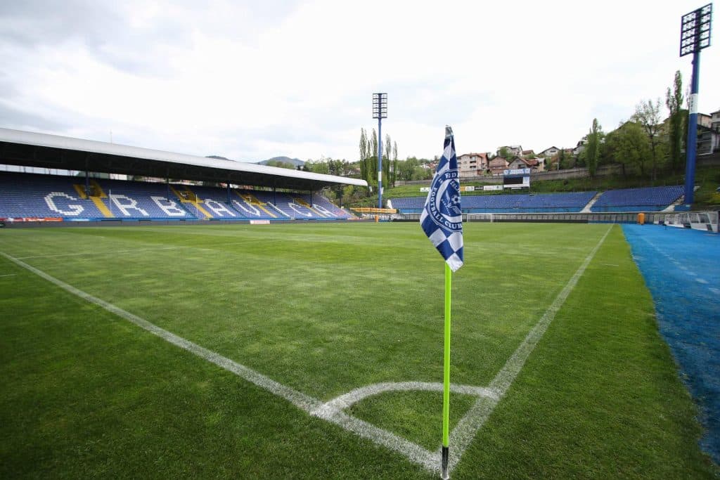 Stadiona Rags Željezničar dočekuje Igman, pogledajte u kakvom je stanju travnjak ...