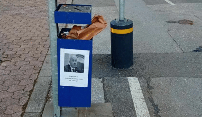 (FOTO) U Sarajevu se pojavili plakati sa slikom Elmira Pilava, U Sarajevu Se Pojavili Plakati Sa Slikom Elmira Pilava